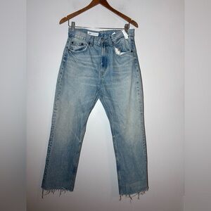 ZARA blue denim straight jeans size 8